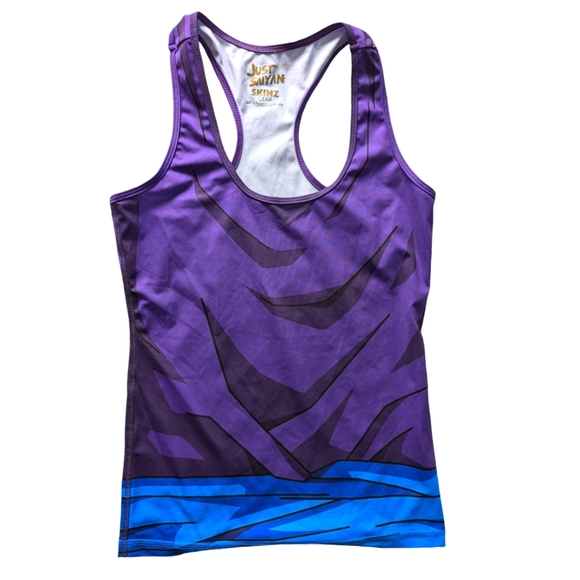 Skinz Gear purple and blue racer back tank top size small - Picture 1 of 7